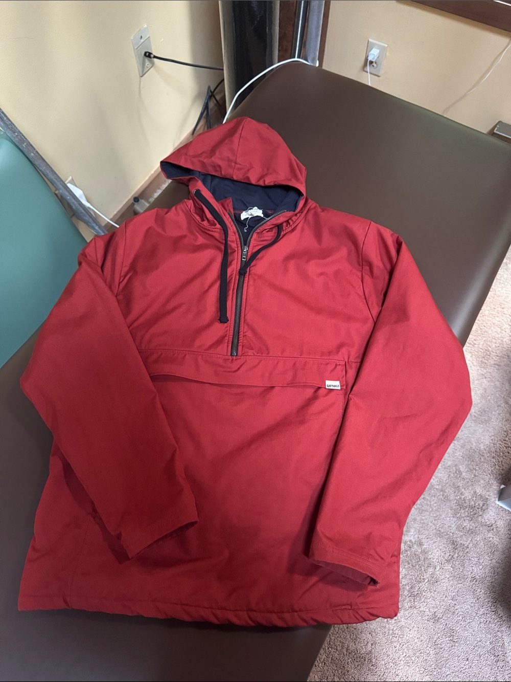 Organic rain jacket